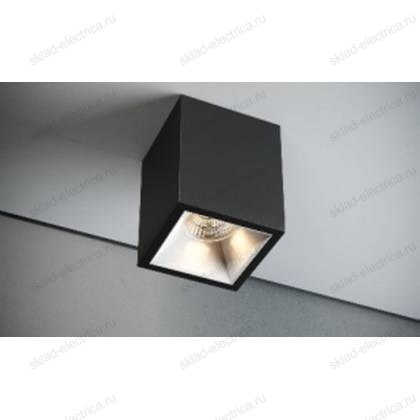 Светильник накладной черный с белой вставкой Quest Light HOTSPOT 1 ED black/white
