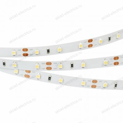 Светодиодная лента RT 2-5000 12V Warm2700 (3528, 300 LED, LUX) (Arlight, 4.8 Вт/м, IP20)