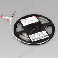 Светодиодная лента RT-A120-8mm 24V Warm2400 (9.6 W/m, IP20, 2835, 5m) (Arlight, Открытый)