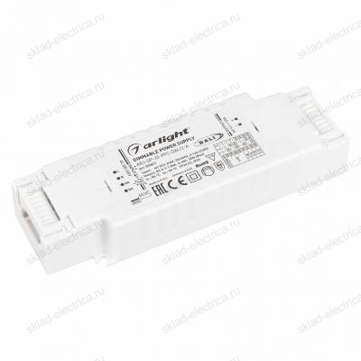 Блок питания ARJ-SP-35-PFC-DALI2-A (35W, 3-40V, 0.7-1.05 A) (Arlight, IP20 Пластик, 5 лет)