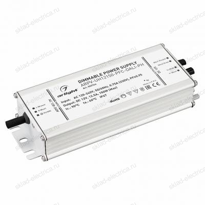 Блок питания ARPV-UH12150-PFC-DALI-PH (12V, 12.5A, 150W) (Arlight, IP67 Металл, 7 лет)