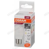 Лампа светодиодная OSRAM LED-Value 10 Вт E27 3000К 800Лм 220 В Шарообразная