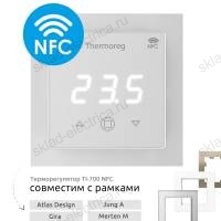 Терморегулятор теплого пола Thermoreg TI-700 NFC White