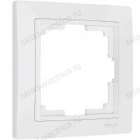Рамка одинарная Werkel Snabb, белый a036625 WL03-Frame-01