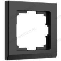 Рамка одинарная Werkel Stark, черный a029214 WL04-Frame-01-black