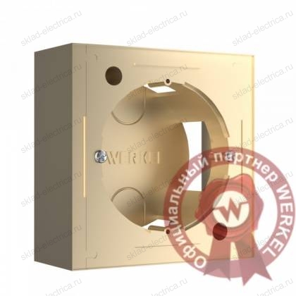 W8000011 - Коробка для накладного монтажа (шампань)