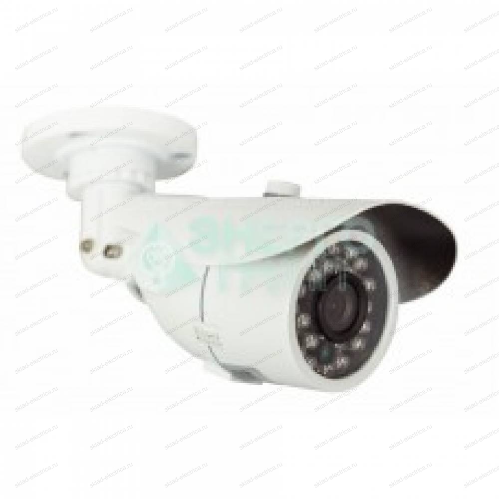 Цилиндрическая уличная камера AHD 1.3Мп (960P), объектив 3.6 мм. , ИК до 20 м. 45-0144