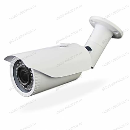 Цилиндрическая уличная камера IP 4Мп, объектив 2.8-12 мм. , ИК 50 м. , PoE 45-0374
