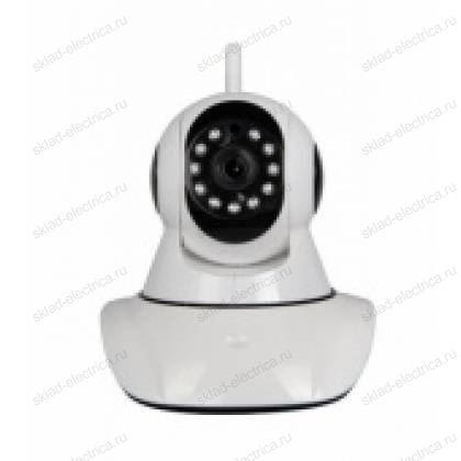 Беспроводная поворотная камера WiFi Smart 1.0Мп, (720P), объектив 3.6 мм. , ИК 10 м 45-0275