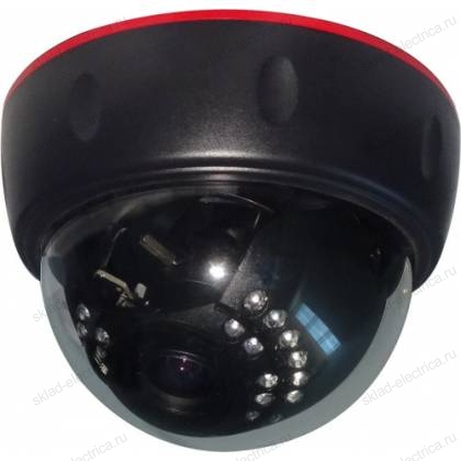 Купольная камера AHD 2.0Мп (1080P), объектив 2.8-12 мм. , ИК до 30 м. 45-0260