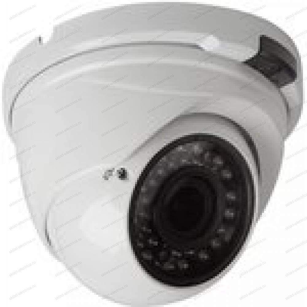 Купольная уличная камера IP 2.1Мп Full HD (1080P), объектив 2.8- 12 мм. , ИК до 30 м. , PoE + Звук 45-0271