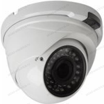 Купольная уличная камера AHD 2.1Мп (1080P), объектив 2.8-12мм. , ИК до 30 м. 45-0264