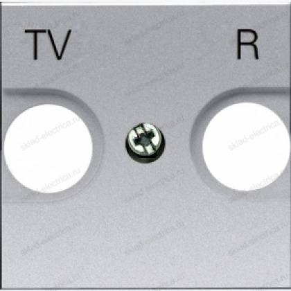 Розетка телевизионная TV-R ABB Zenit серебряный 8150 + N2250.8PL + N2271.9