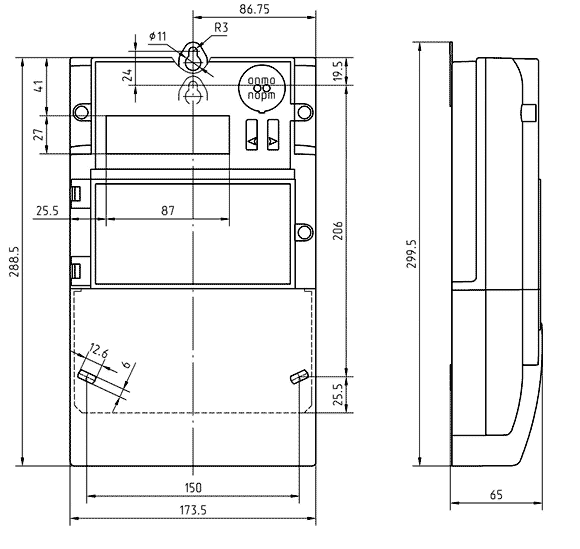 204 artmx2 02 dpobhr. Меркурий 234 ARTM-01 габариты.